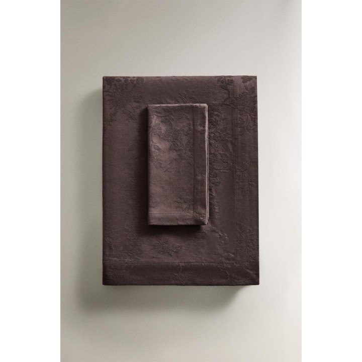 Хлопковый скатерть с жаккардовым узором