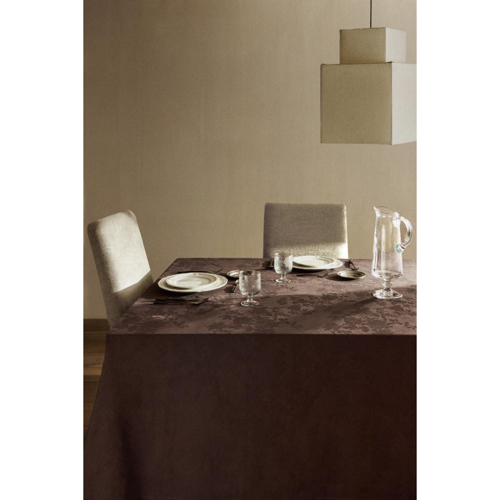 Хлопковый скатерть с жаккардовым узором