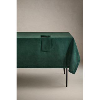 Рождественский хлопковый жаккардовый скатерть с ветками