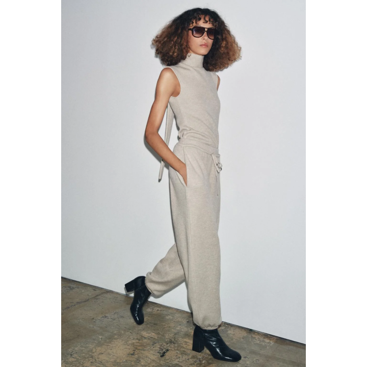 Топ с мягким шарфом