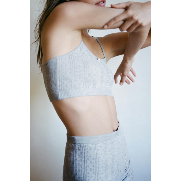 БРАЛЕТТ POINTELLE С ЦВЕТКОМ