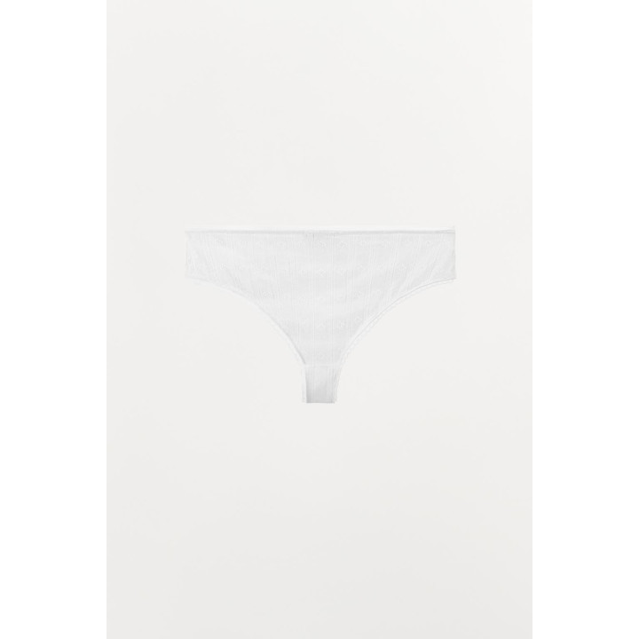 АЖУРНЫЕ ТРУСЫ С АТЛАСНЫМ БАНТОМ