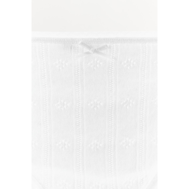 АЖУРНЫЕ ТРУСЫ С АТЛАСНЫМ БАНТОМ