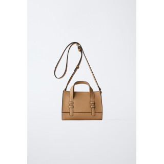 СУМКА ЧЕРЕЗ ПЛЕЧО С ОТДЕЛКОЙ В РУБЧИК