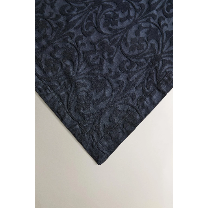 Набор из двух хлопковых салфеток с цветочным жаккардовым узором