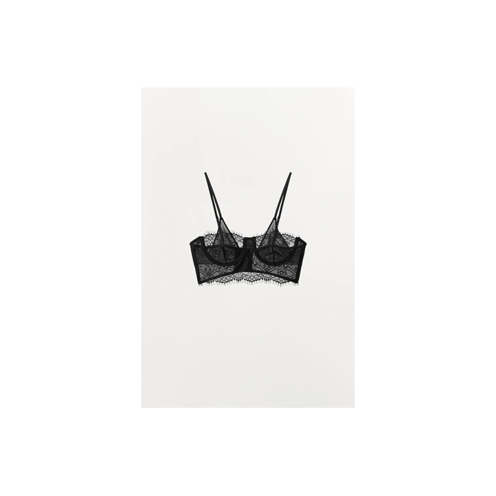 КРУЖЕВНОЙ БЮСТГАЛЬТЕР НА КОСТОЧКАХ