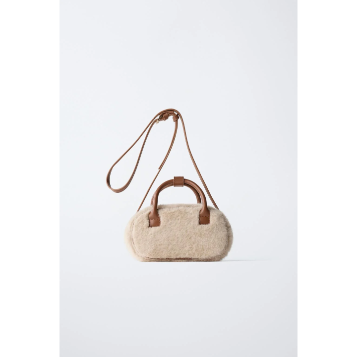 СУМКА-БОУЛИНГ МЕХОВАЯ