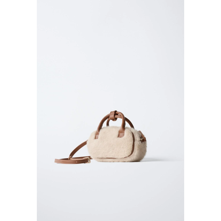 СУМКА-БОУЛИНГ МЕХОВАЯ