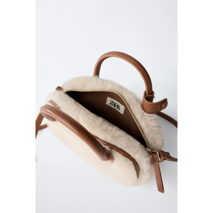 СУМКА-БОУЛИНГ МЕХОВАЯ