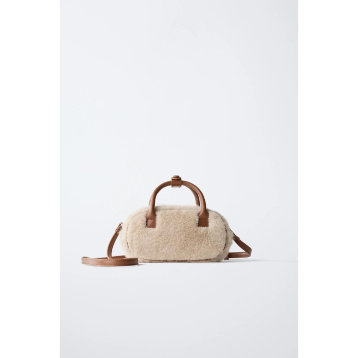 СУМКА-БОУЛИНГ МЕХОВАЯ