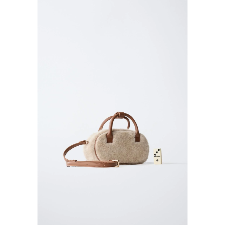 СУМКА-БОУЛИНГ МЕХОВАЯ