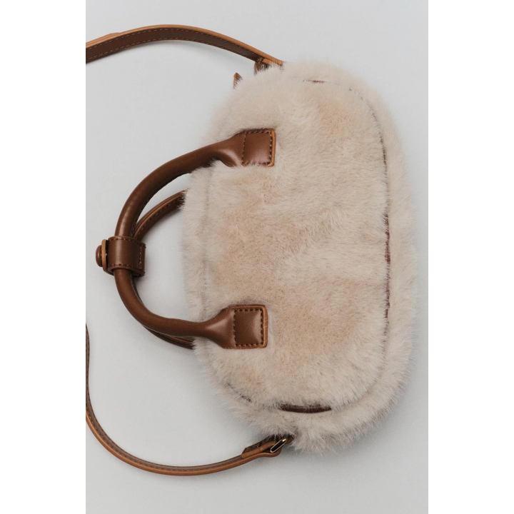 СУМКА-БОУЛИНГ МЕХОВАЯ