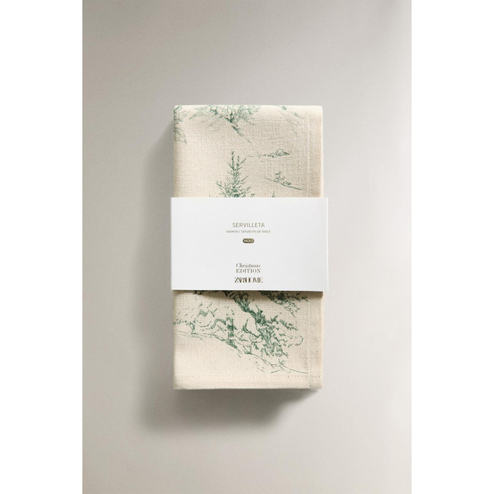 Набор хлопковых рождественских салфеток toile de jouy (набор из 2 шт.)