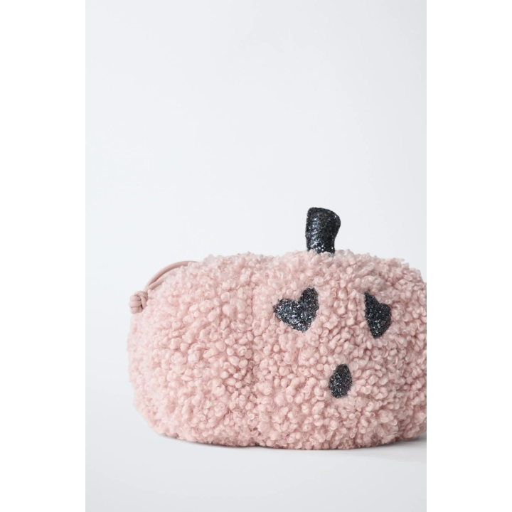 СУМКА ЧЕРЕЗ ПЛЕЧО «ТЫКВА ИЗ ИСКУССТВЕННОЙ ОВЧИНЫ»