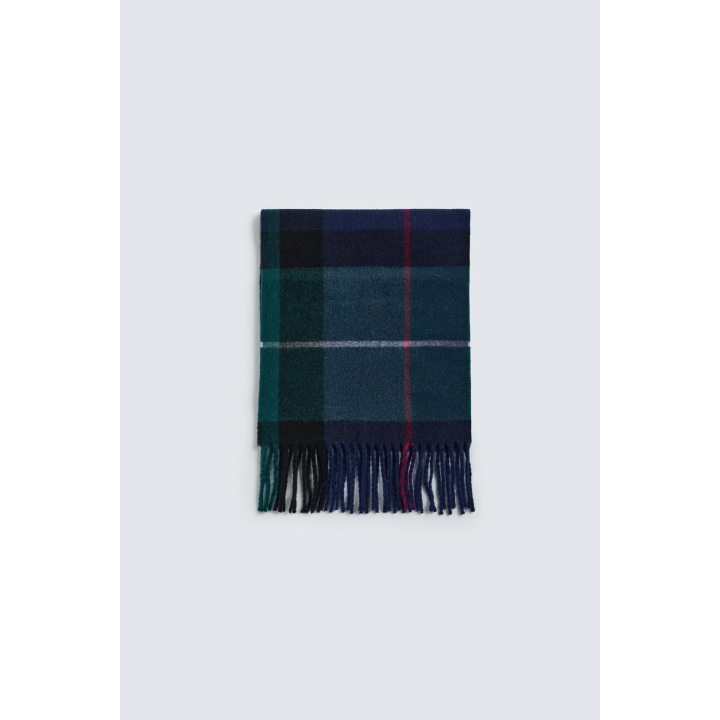 ШАРФ ИЗ СМЕСОВОЙ ШЕРСТИ В КЛЕТКУ — AARON LEVINE X ZARA