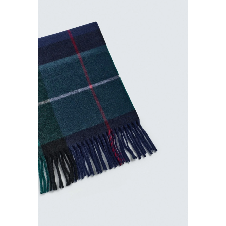 ШАРФ ИЗ СМЕСОВОЙ ШЕРСТИ В КЛЕТКУ — AARON LEVINE X ZARA