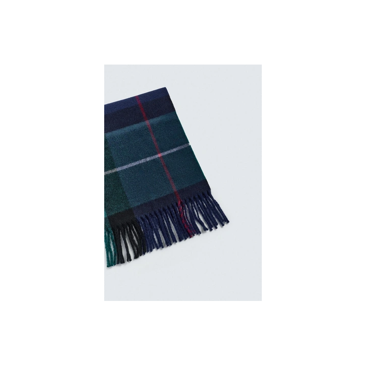 ШАРФ ИЗ СМЕСОВОЙ ШЕРСТИ В КЛЕТКУ — AARON LEVINE X ZARA