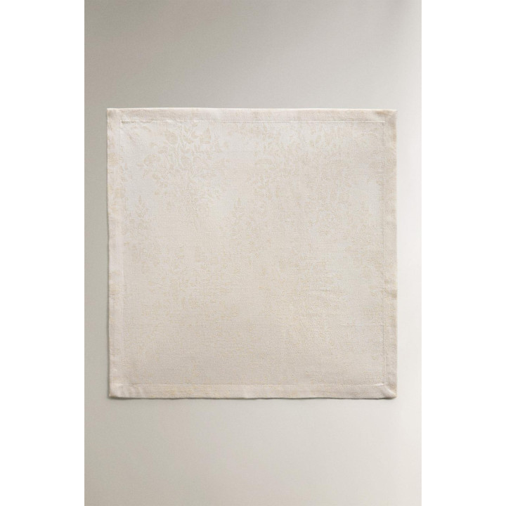 Набор из рамочных хлопковых рождественских салфеток с цветочным узором (набор из 2)