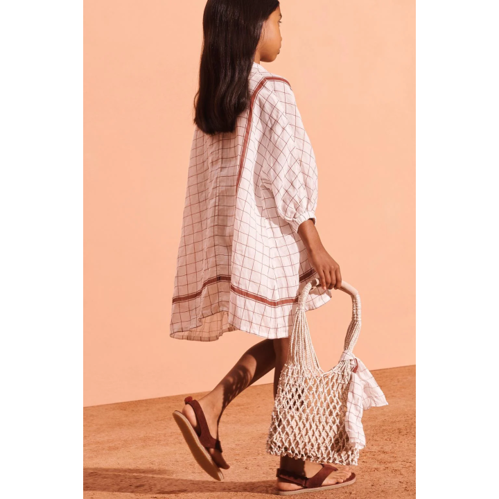 Сумка-шоппер с плетеной отделкой 15