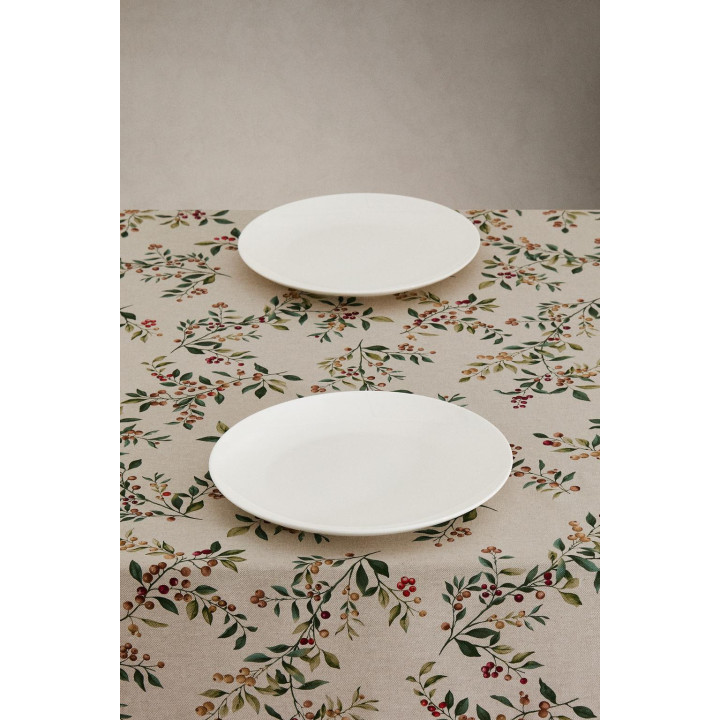 Хлопковый рождественский скатерть с принтом ветки