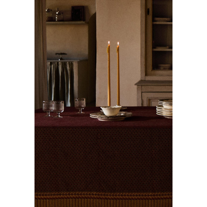 Хлопковая геометрическая рождественская скатерть