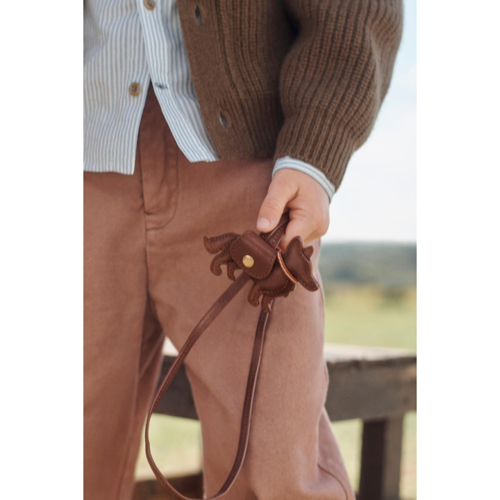 Ограниченное издание кожанного анималистического подвеса