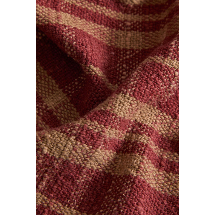 Рождественский столовый скатерть из хлопка с бахромой