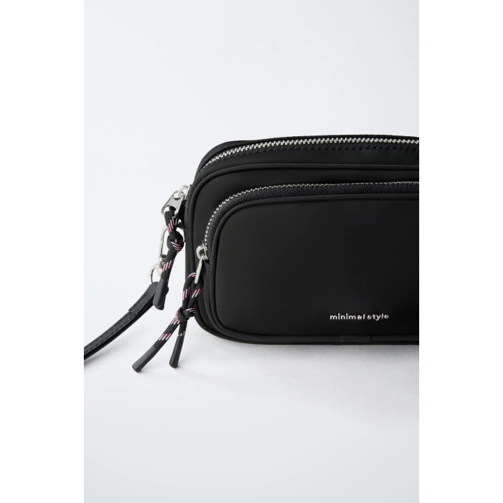 НЕЙЛОНОВАЯ СУМКА С ПЛЕЧЕВЫМ РЕМНЕМ