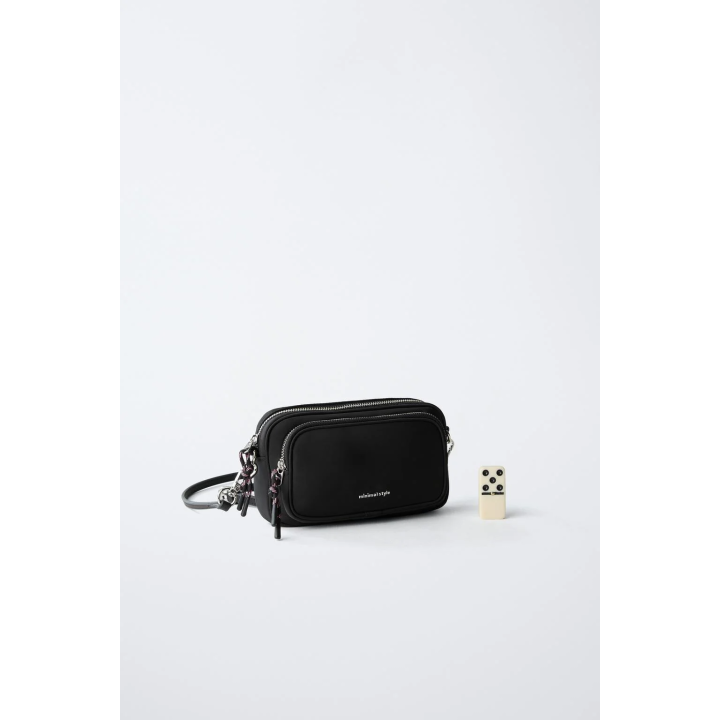 НЕЙЛОНОВАЯ СУМКА С ПЛЕЧЕВЫМ РЕМНЕМ