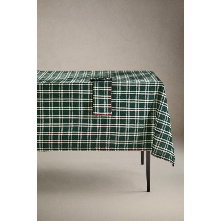 Разноцветный хлопковый рождественский скатерть