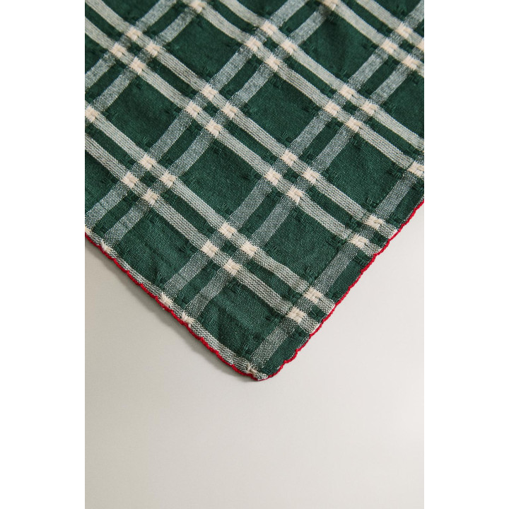 Разноцветный хлопковый рождественский скатерть