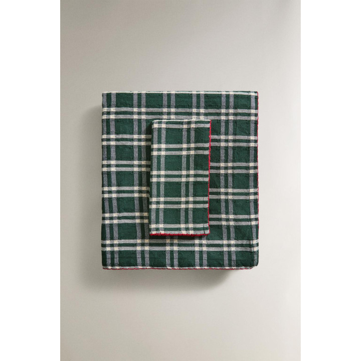 Разноцветный хлопковый рождественский скатерть