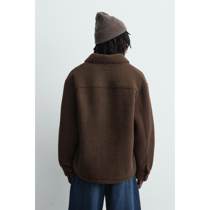 КУРТКА-РУБАШКА ИЗ ИСКУССТВЕННОЙ ОВЧИНЫ