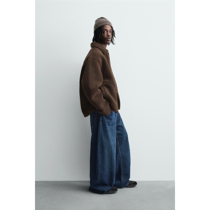 КУРТКА-РУБАШКА ИЗ ИСКУССТВЕННОЙ ОВЧИНЫ