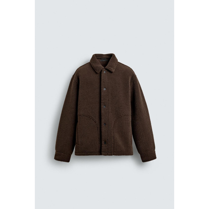 КУРТКА-РУБАШКА ИЗ ИСКУССТВЕННОЙ ОВЧИНЫ