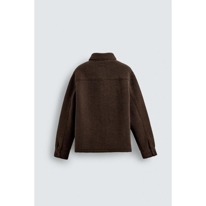 КУРТКА-РУБАШКА ИЗ ИСКУССТВЕННОЙ ОВЧИНЫ