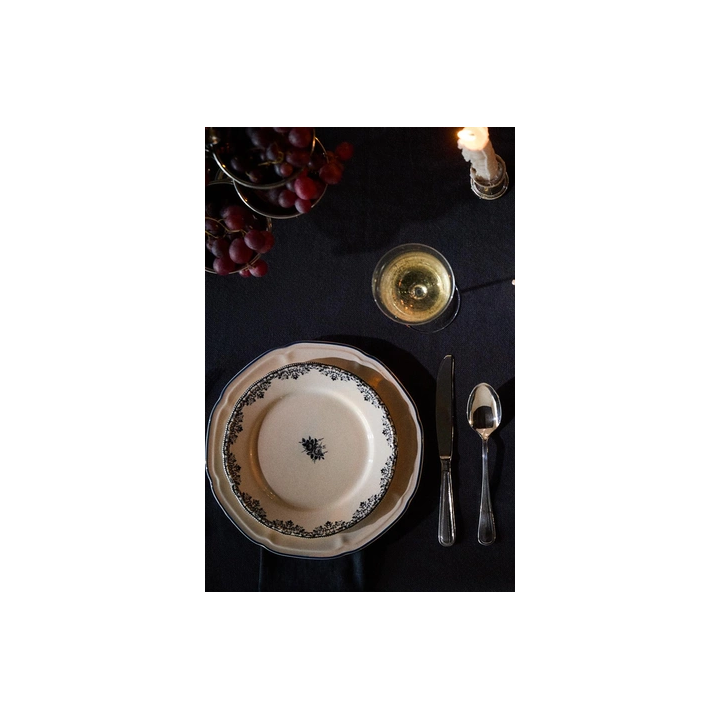 COLOURED HEAVY-LINEN TABLECLOTH