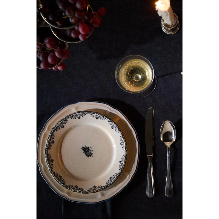 COLOURED HEAVY-LINEN TABLECLOTH