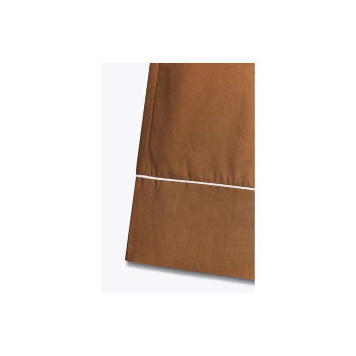 БРЮКИ ИЗ ПОПЛИНА С ОТДЕЛКОЙ