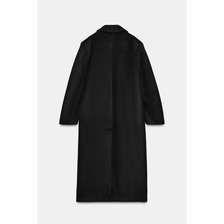 УДЛИНЕННОЕ ПАЛЬТО ИЗ СМЕСОВОЙ ШЕРСТИ