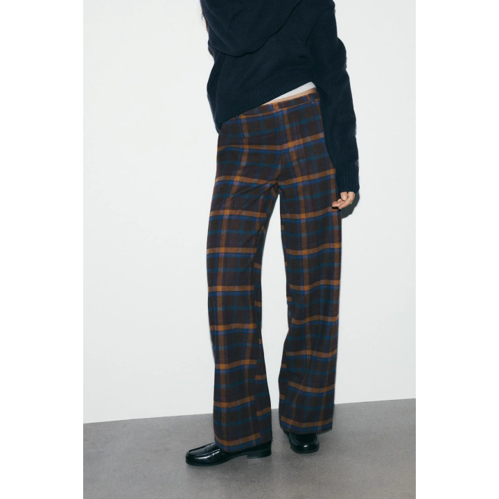 БРЮКИ ИЗ ШЕРСТИ В КЛЕТКУ