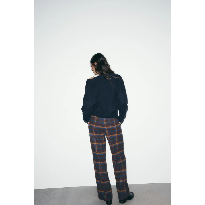 БРЮКИ ИЗ ШЕРСТИ В КЛЕТКУ