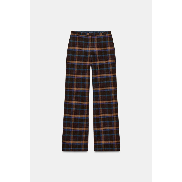 БРЮКИ ИЗ ШЕРСТИ В КЛЕТКУ