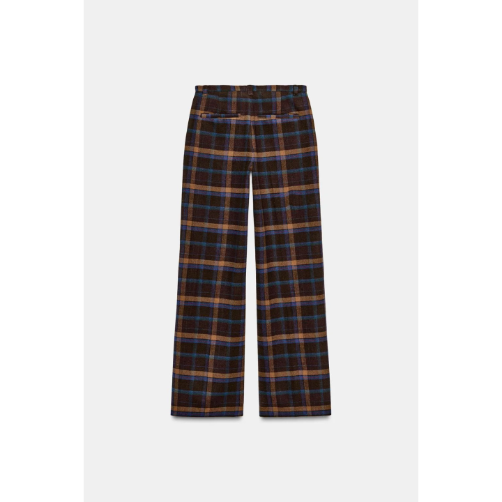 БРЮКИ ИЗ ШЕРСТИ В КЛЕТКУ