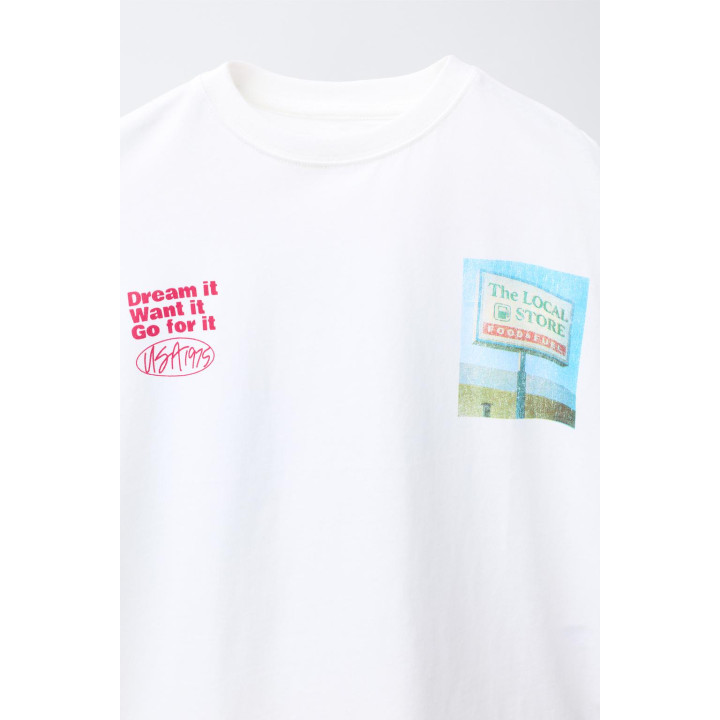 Свитшот с принтом бензозаправки