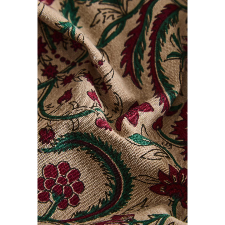 Набор рамочных хлопковых рождественских салфеток с цветочным узором (набор из 2)