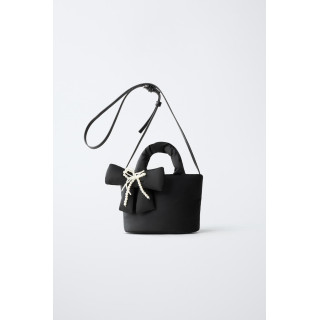 НЕЙЛОНОВАЯ СУМКА-МЕССЕНДЖЕР С БАНТОМ