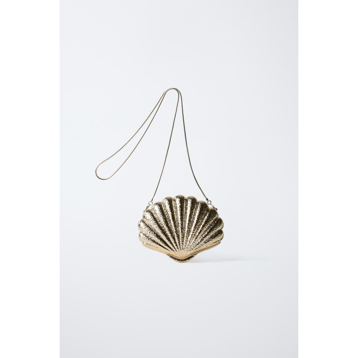 СУМКА С ПЛЕЧЕВЫМ РЕМНЕМ И МЕТАЛЛИЧЕСКИМ БЛЕСКОМ