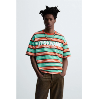 ФУТБОЛКА В ПОЛОСКУ С ВЫШИВКОЙ © OTIS KWAME KYE QUAICOE