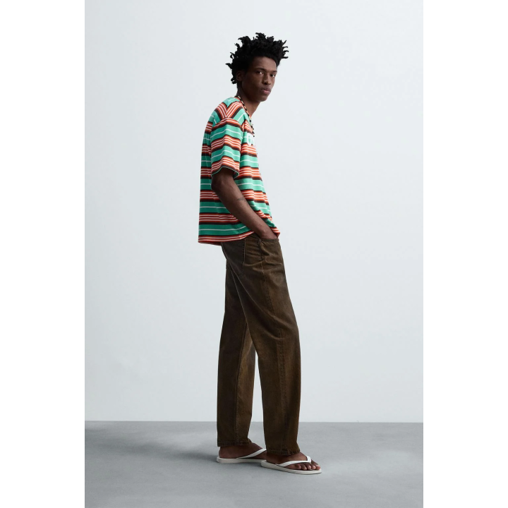 ФУТБОЛКА В ПОЛОСКУ С ВЫШИВКОЙ © OTIS KWAME KYE QUAICOE